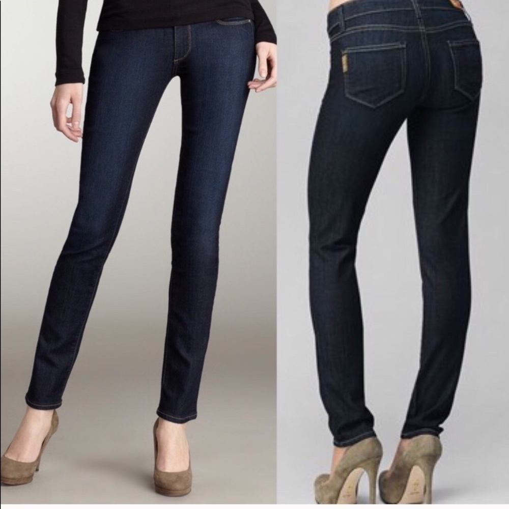 Paige Jeans- Skyline Skinny Dark Wash 28